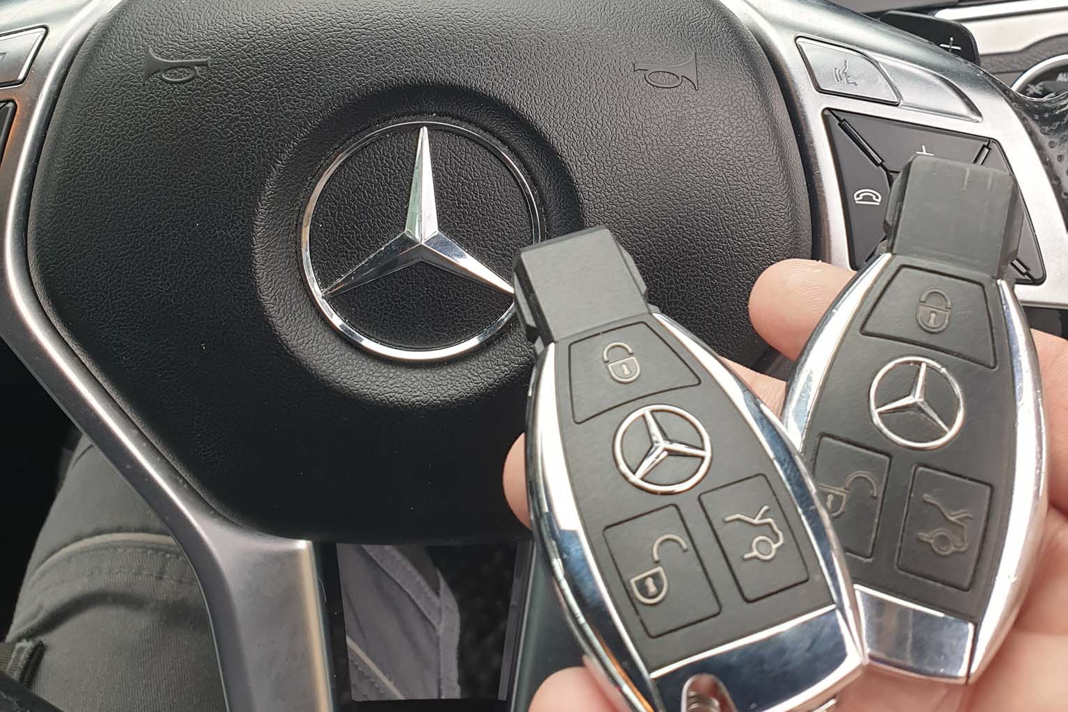 New Mercedes car keys